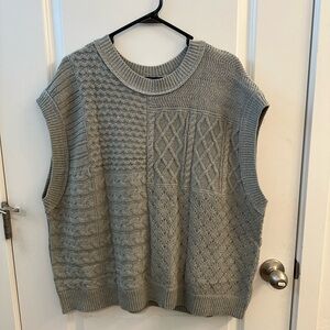 Gray Cable Knit Women's Sweater Vest - Amazon